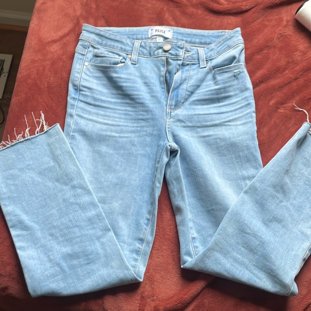 PAIGE jeans 27 high rise perfect shape.